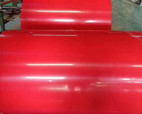 Red Coated Aluminum Coil 